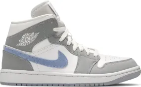 Jordan 1 Mid Wolf Grey Aluminum (Women's)